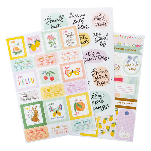 Bea Valint Sketchbook Sticker Book-8 Sheets - A500264X-G190L Bea Valint Sketchbook Sticker Book-8 Sheets - A500264X-G190L