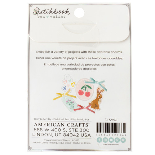 Bea Valint Sketchbook Charmers-53 Pieces - A500264Q-G190K