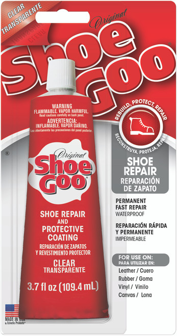3 Pack Shoe Goo Shoe Repair Adhesive-3.7oz Clear 110011 - 076818010012