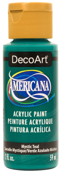 DecoArt Americana Acrylic Paint 2oz-Mystic Teal - DA-1G37S - 766218150080