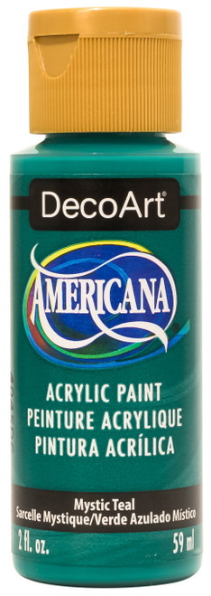 6 Pack DecoArt Americana Acrylic Paint 2oz-Mystic Teal DA-1G37S - 766218150080