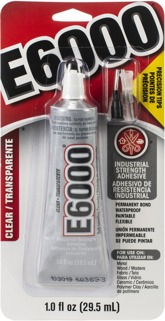 3 Pack E6000 Clear Adhesive With Precision Tips-1oz 231020 - 076818310204