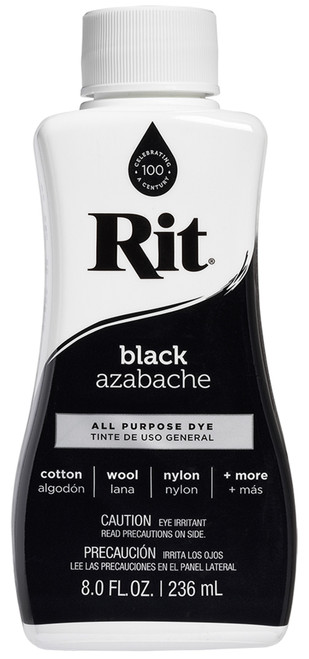 Rit Dye Liquid-Black - 8-15 - 885967881509