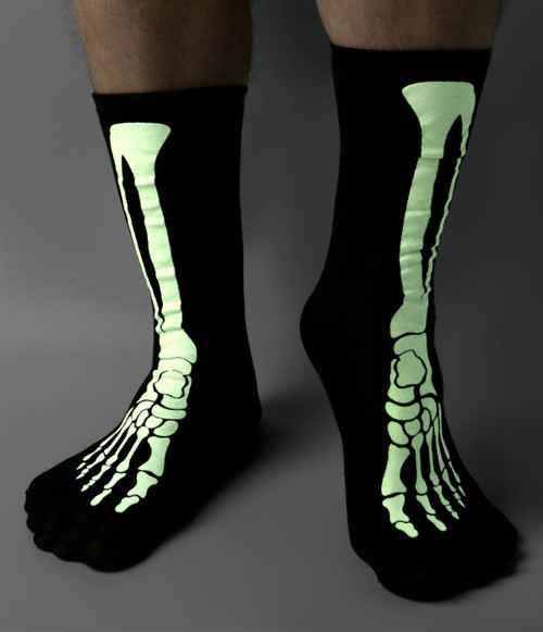 Funny Bones Glow In The Dark Socks-24 Piece Assortment 5A0027B2-1G9LJ