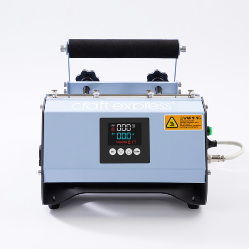 Craft Express Elite Pro Mug And Tumbler Heat Press 2-in-1-Light Blue - 5A0026WW-1G966 - 655471063575 Craft Express Elite Pro Mug And Tumbler Heat Press 2-in-1-Light Blue - 5A0026WW-1G966 - 655471063575