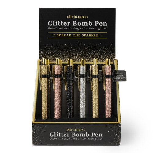 Olivia Moss Glitter Bomb Pens-24 Piece Assortment OMOSGP24 - 722950371381