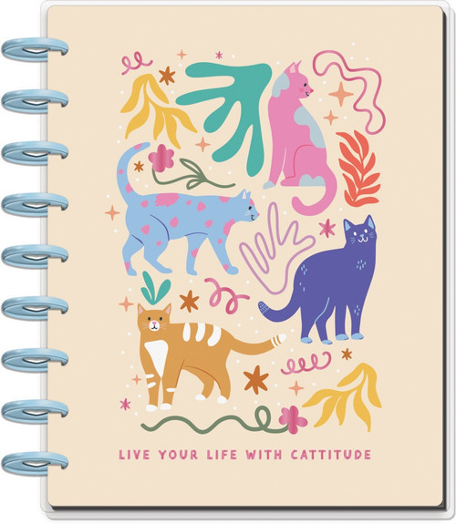 Happy Planner Classic 18-Month Planner-Whimsical Whiskars; July '24 Dec '25 5A0020VD-1G3NT