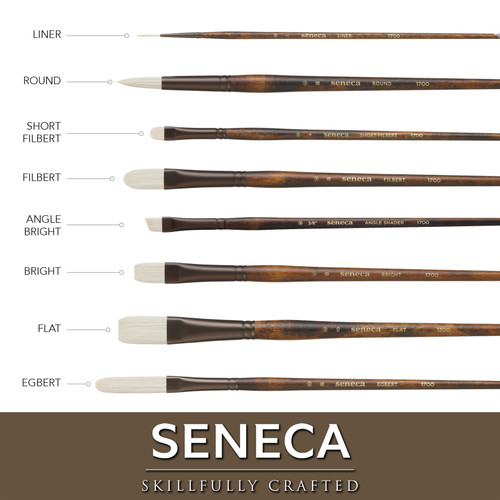 Willow Wolfe Seneca Artist Flat Brush-12 - 5A0028F4-1GBFP Willow Wolfe Seneca Artist Flat Brush-12 - 5A0028F4-1GBFP