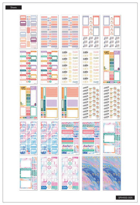 Happy Planner Sticker Pad 100/Sheets-All The Essentials 2,172/Pkg 1H100005