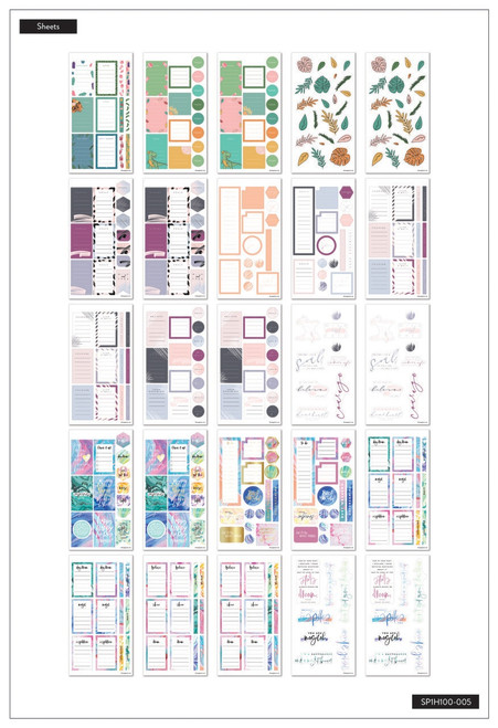 Happy Planner Sticker Pad 100/Sheets-All The Essentials 2,172/Pkg - 1H100005 Happy Planner Sticker Pad 100/Sheets-All The Essentials 2,172/Pkg - 1H100005
