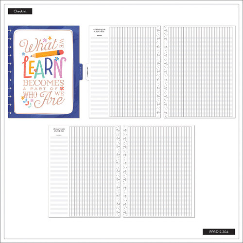 Happy Planner Big 12Month Teacher Planner-Teach Love Inspire; July '24 June '25 5A0025ZK-1G8R5