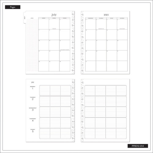Happy Planner Big 12Month Teacher Planner-Teach Love Inspire; July '24 June '25 5A0025ZK-1G8R5