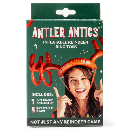 Antler Antics Inflatable Reindeer Ring Toss-15 Piece Assortment 5A0027B5-1G9LG - 722950418222