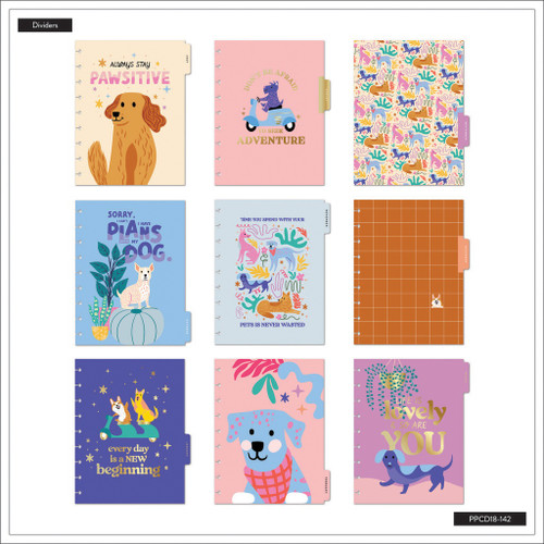 Happy Planner Classic 18-Month Planner-Playful Pups; July '24 Dec '25 5A0020VN-1G3N0