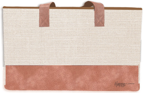 Happy Planner Big Planner And Accessory Tote-Blush & Cream 5A0028CB-1GBDY