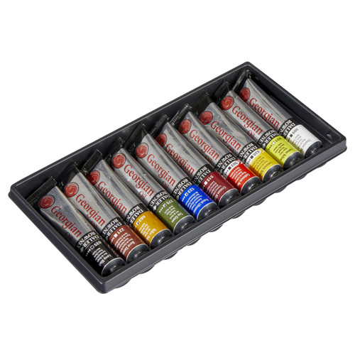 Daler-Rowney Georgian Oil Paint Introduction Set 10/Pkg-Assorted Colors - 5A0029MB-1GCYV Daler-Rowney Georgian Oil Paint Introduction Set 10/Pkg-Assorted Colors - 5A0029MB-1GCYV