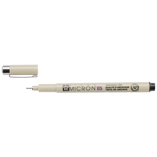 12 Pack - Sakura Pigma Micron Pen 05 .45mm Open Stock-Black - XSDK05-49 - 084511306448