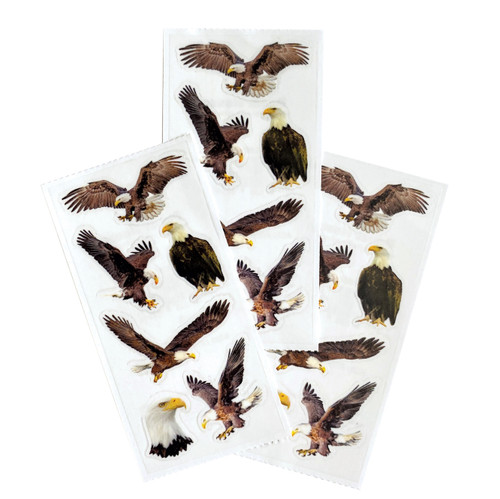 12 Pack - Paper House Decorative Stickers-Eagles - ST2356E 12 Pack - Paper House Decorative Stickers-Eagles - ST2356E