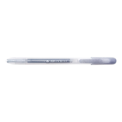 12 Pack Sakura Gelly Roll Retractable Medium Point Pen Open Stock-Silver GRR348-79