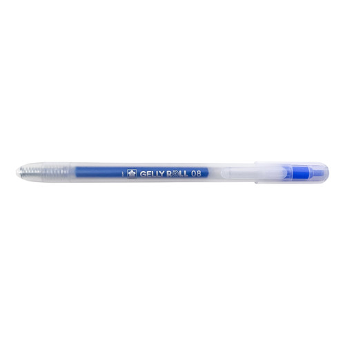 12 Pack - Sakura Gelly Roll Retractable Medium Point Pen Open Stock-Stardust Blue Star - GRR348-85