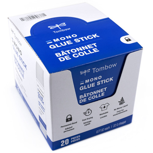 20 Pack - Tombow MONO Glue Stick Open Stock 20/Pkg-22g - 52211 20 Pack - Tombow MONO Glue Stick Open Stock 20/Pkg-22g - 52211