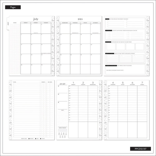 Happy Planner Classic Student 12-Month Planner-Playful Brights; July '24 June '25 5A0025YM-1G8QS