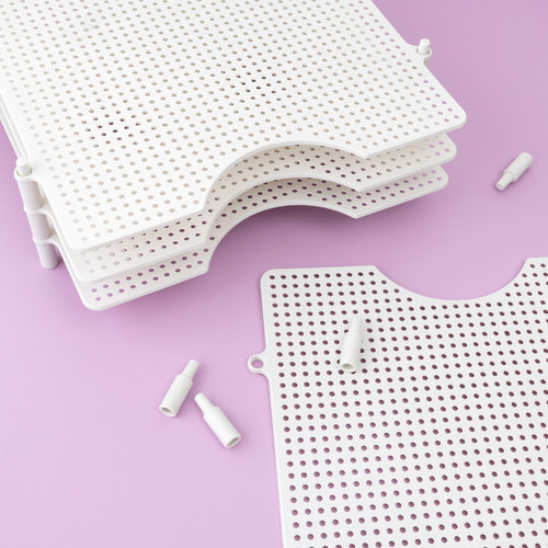We R Memory Keepers Multi-Use Paper Trays 4/Pkg-White 12"X12" 60000916