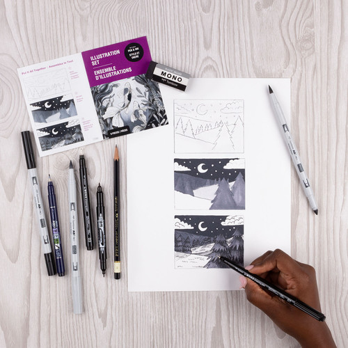 Tombow Illustration Set- - 56302