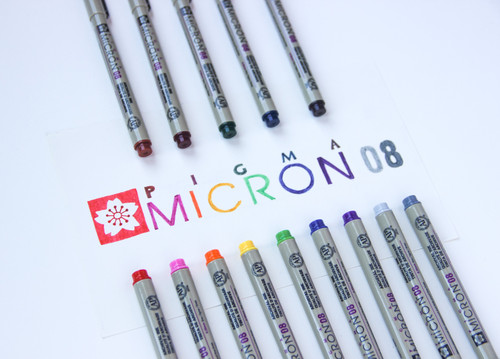 Sakura Pigma Micron .5mm Pen Set 8/Pkg-Assorted 50147