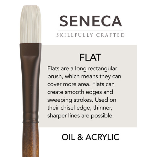 Willow Wolfe Seneca Artist Flat Brush-8 5A0028D0-1GBGN
