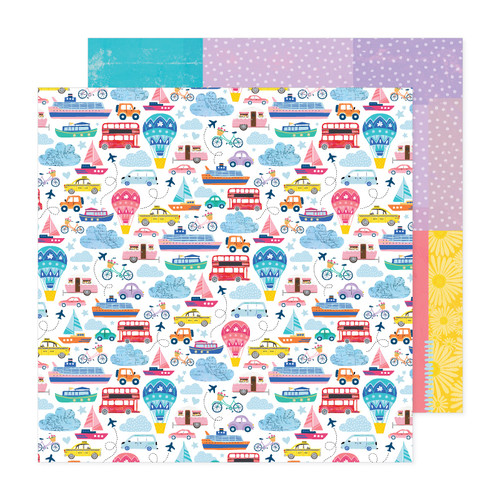 25 Pack Paige Evans Adventurous Double-Sided Cardstock 12"X12"-#6 5A00262D-1G8T4 - 765468087795