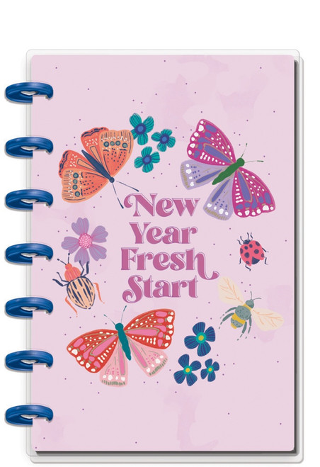 Happy Planner Mini 12-Month Planner-Midnight Botanicals; July '24 June '25 5A0020WQ-1G3P4