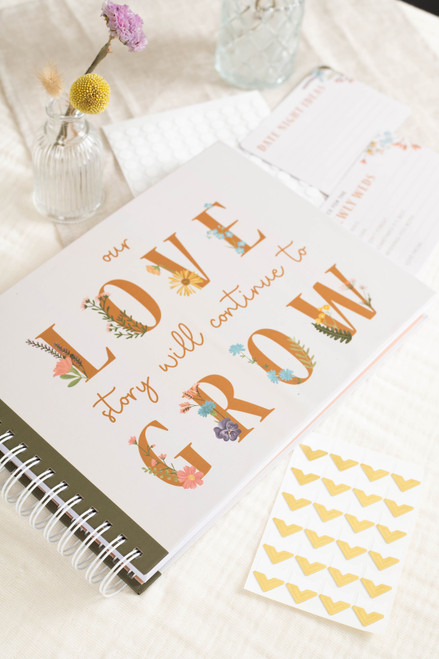 Violet Studio Guest Book Kit-Amongst The Wildflowers - IWDFL010 Violet Studio Guest Book Kit-Amongst The Wildflowers - IWDFL010