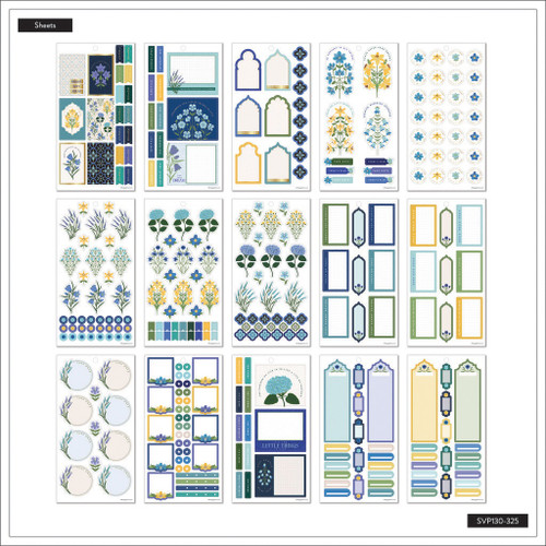 Happy Planner Sticker Value Pack 30/Sheets-Exotic Borders; 658 Pieces 5A00212V-1G40K
