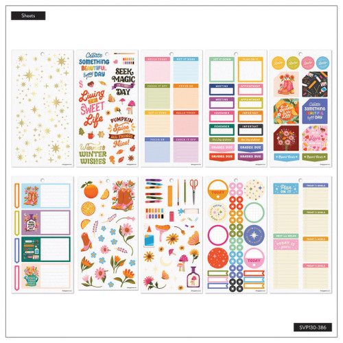 Happy Planner Sticker Value Pack 30/Sheets-Year To Grow, 740 Pieces - 5A0025ZP-1G8R0 Happy Planner Sticker Value Pack 30/Sheets-Year To Grow, 740 Pieces - 5A0025ZP-1G8R0
