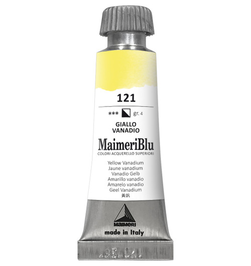 MaimeriBlu Superior Watercolor Paint 12ml-Yellow Vanadium - 5A0029RT-1GD3S - 8032810006370