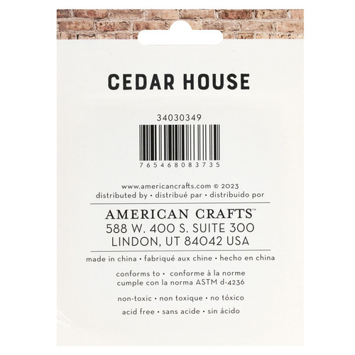 3 Pack - American Crafts Cedar House Ink Pads-4/Pkg - 34030349 3 Pack - American Crafts Cedar House Ink Pads-4/Pkg - 34030349