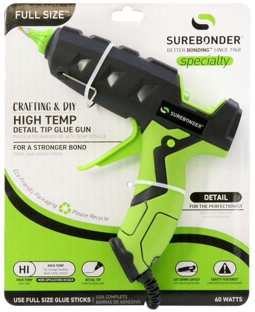 Surebonder Standard Size 60 Watt High Temp Glue Gun-W/Detailed Tip H327F - 018239363483