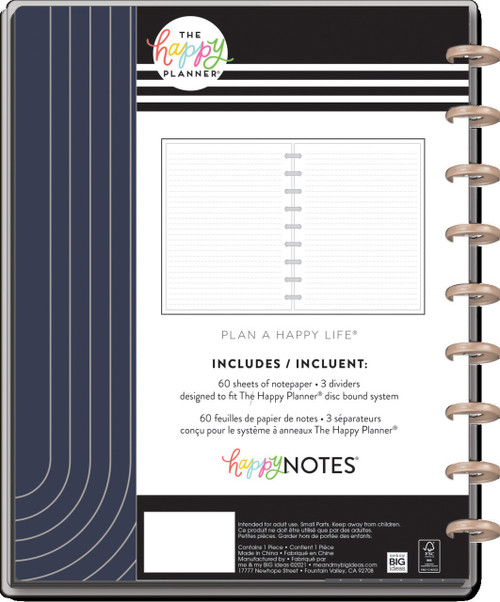 2 Pack Happy Planner Classic Notebook 60/Sheet 7.25"X9"-Achieve Greatness NPC021