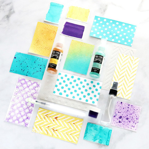 Hero Arts Technique Kit-How To Use Metallic Sprays - HA-SK107 Hero Arts Technique Kit-How To Use Metallic Sprays - HA-SK107