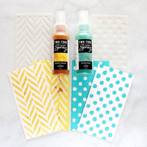 Hero Arts Technique Kit-How To Use Metallic Sprays - HA-SK107 Hero Arts Technique Kit-How To Use Metallic Sprays - HA-SK107