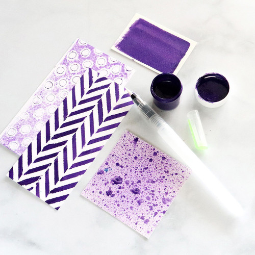 Hero Arts Technique Kit-How To Use Metallic Sprays - HA-SK107 Hero Arts Technique Kit-How To Use Metallic Sprays - HA-SK107