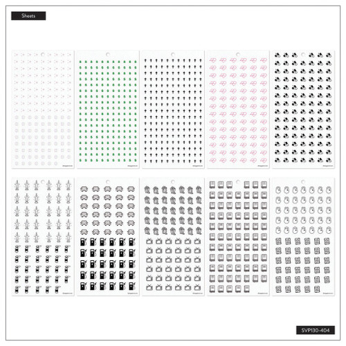 Happy Planner Sticker Value Pack 30/Sheets-Everyday Icons - 5A0028BY-1GBDT Happy Planner Sticker Value Pack 30/Sheets-Everyday Icons - 5A0028BY-1GBDT