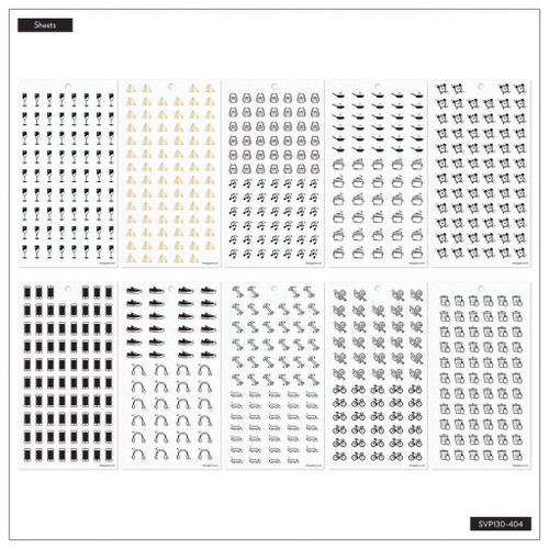 Happy Planner Sticker Value Pack 30/Sheets-Everyday Icons - 5A0028BY-1GBDT Happy Planner Sticker Value Pack 30/Sheets-Everyday Icons - 5A0028BY-1GBDT