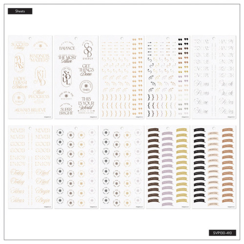 Happy Planner Sticker Value Pack 30/Sheets-Neutral Chic 5A0028CP-1GBF0