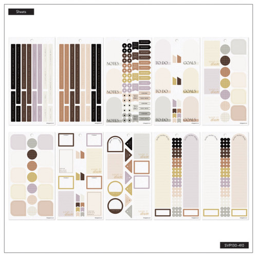 Happy Planner Sticker Value Pack 30/Sheets-Neutral Chic 5A0028CP-1GBF0