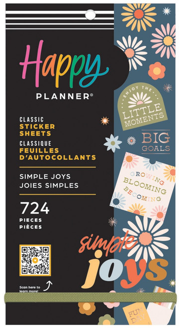 Happy Planner Sticker Value Pack 30/Sheets-Simple Joys - 5A0028BM-1GBFG - 673807693784