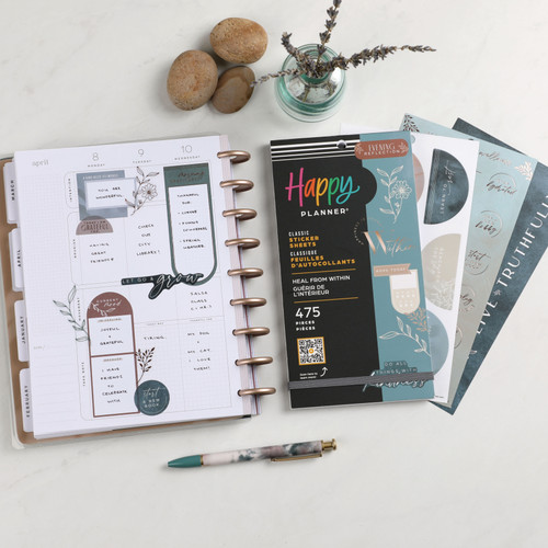 Happy Planner Sticker Value Pack-Heal From Within SVP13216