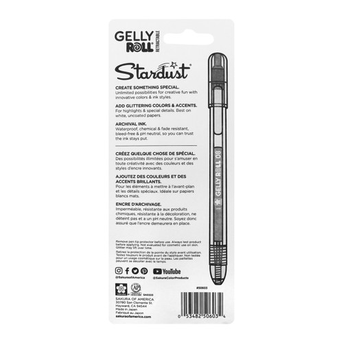 3 Pack - Sakura Gelly Roll Retractable Medium Point Pens 3/Pkg-Stardust - 50603 3 Pack - Sakura Gelly Roll Retractable Medium Point Pens 3/Pkg-Stardust - 50603