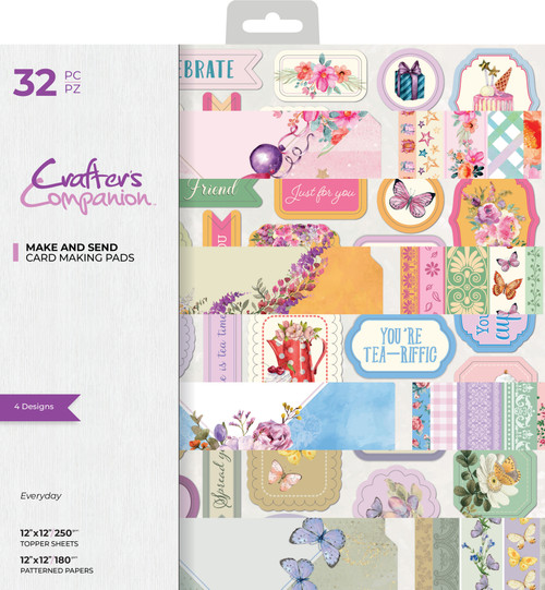 Crafter's Companion Make And Send Pad 12"X12"-Everyday 2MASEVDA - 195094107695